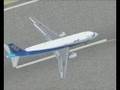 FSX A320 ANA Landing at Fukushima Airport
