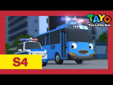 Tayo S4 EP8 l Tayo becomes a police officer l Tayo the Little Bus l Season 4 Episode 8