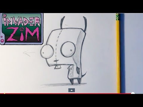 how to draw zim