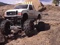 Tamiya F-350 High Lift on the rocks