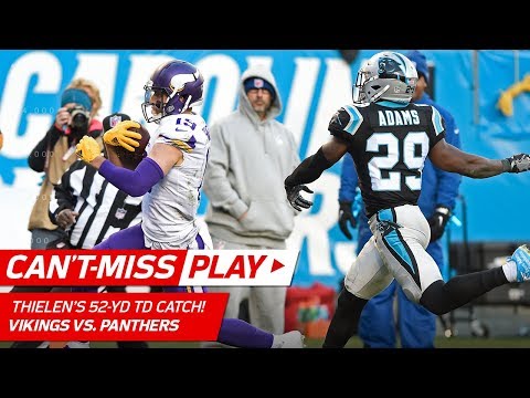Video: Adam Thielen Breaks Free for Spectacular 52-Yd TD vs. Carolina! | Can't-Miss Play | NFL Wk 14