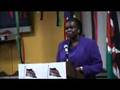 Judy Kibaki with Kenyans in the US
