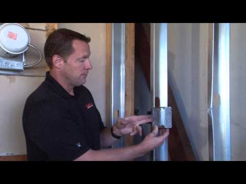 how to attach junction box to stud