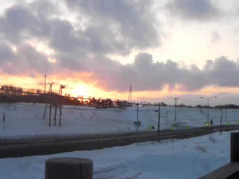 冬の北浜駅（Kitahama　station)
