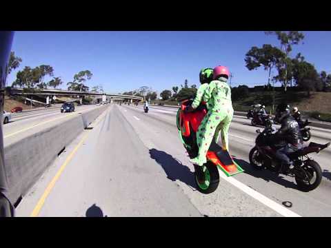 Motorcycle Stunts Mali-Boo Halloween 2011