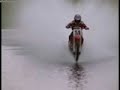 Motorbike riding on water Motorbike riding on water