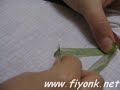 japanese ribbon stitch: kurdele nak??? yaprak japanese ribbon stitch: kurdele nak??? yaprak