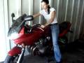 moi et mon ancienne moto