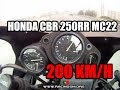 Honda CBR 250RR top speed +190 km/h (onboard)