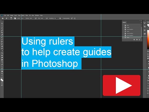 video-linktoworks-Using rulers to help create guides in Photoshop