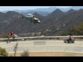 Police Helicopter Up Close on Mulholland
