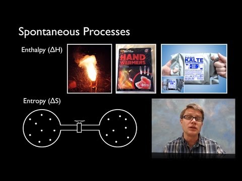 spontaneous - 058 - Spontaneous Processes In this video Paul Andersen discriminates between spontaneous (or thermodynamically favored) processes and those that are not spo...
