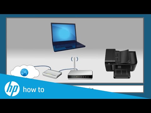 how to sync hp printer to laptop