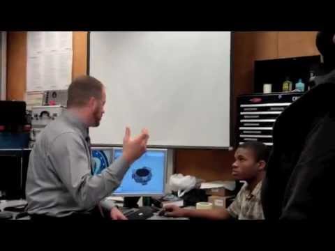 Big Ten Network Film Crew Tapes Aerospace Class