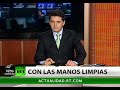Pelea en directo de dos políticos por crisis Siria