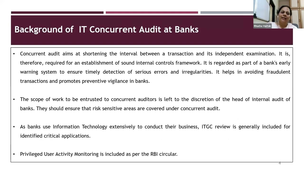 Ep 64 - "Use of Data Analytics in IT Concurrent Audit at Banks"