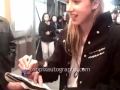 Zoe Kazan - Signing Autographs at "Behanding in Spokane" Stage Door
