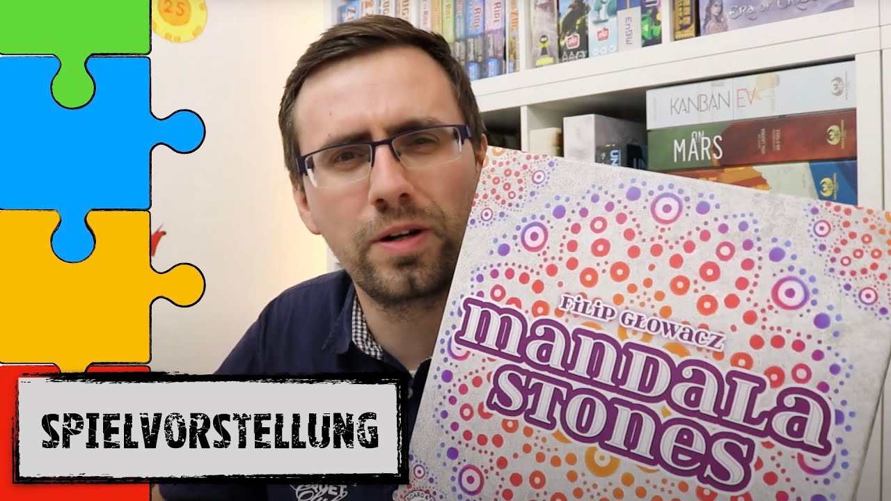 #Spielvorstellung - Mandala Stones (Kobold Games 2021) | meditatives Legespiel