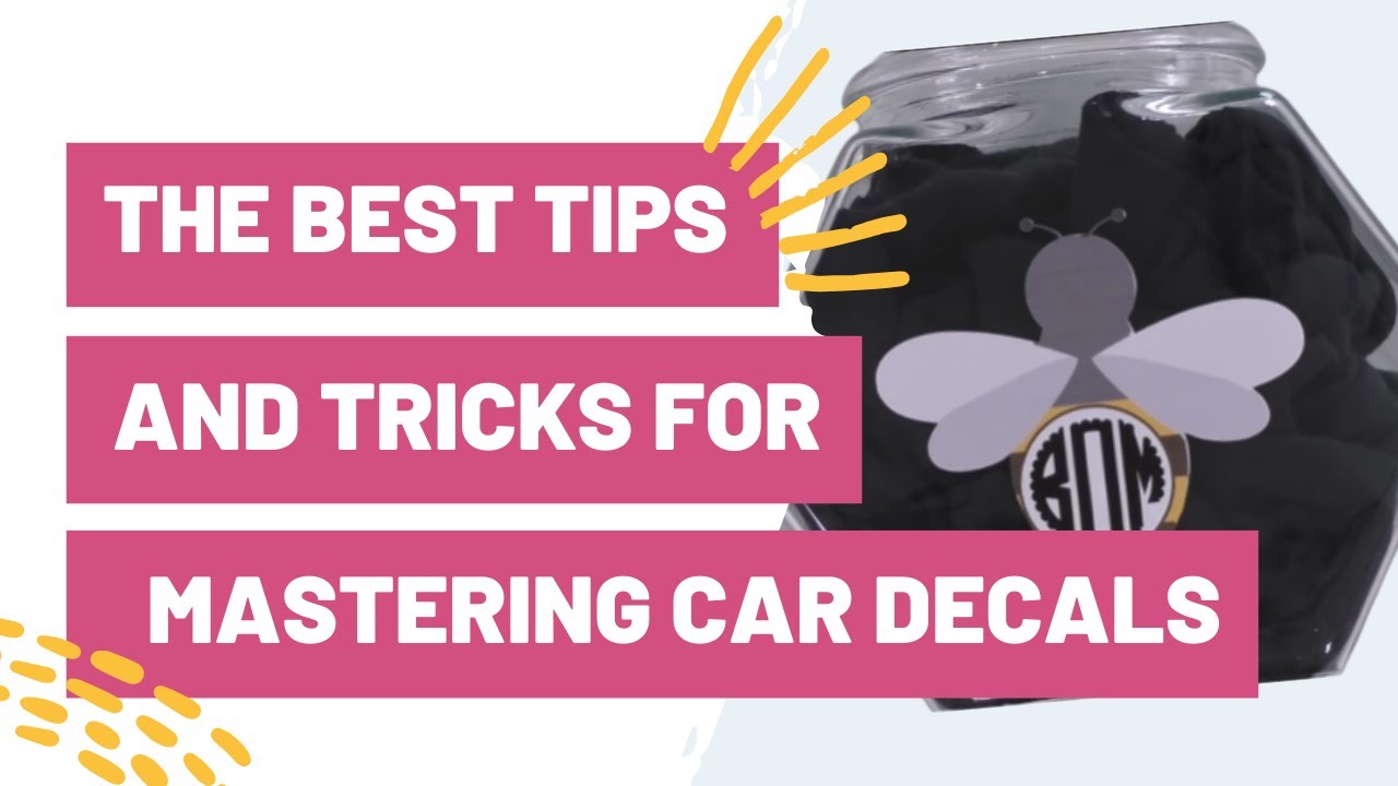 The Best Tips and Tricks for Mastering Car Decals with Cricut! Makers