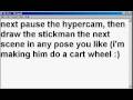 How to make an animation with only MS paint and Hypercam 2!