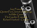 Jean Fran�aix - Quintet For Clarinet and Strings - 3rd Mvt.