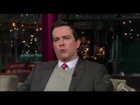 Ed Helms does Tom Brokaw on David Letterman