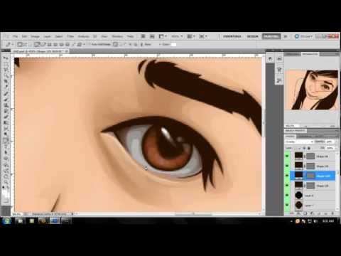 how to vector eyes