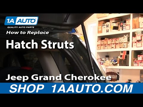 How to Install Repair Replace Sagging Falling Rear Tailgate Jeep Grand Cherokee 99-04 1AAuto.com