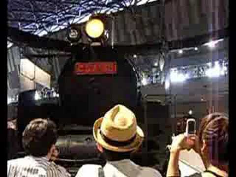 鉄道博物館　蒸気機関車の360度旋回