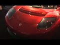 The unveiling of the Tesla Motors Electric Car