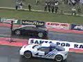lambo Vs ford rs200 at santa pod