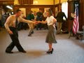 swing dancing at the 40's fair