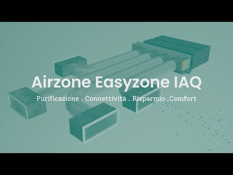 Airzone Easyzone IAQ - Purificazione, connettività, risparmio, comfort.