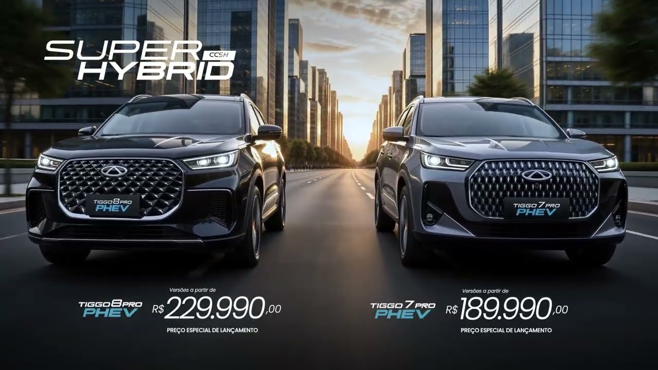 LANÇAMENTO OFICIAL: TIGGO 7 E TIGGO 8 PHEV DA CAOA CHERY.