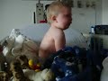 Kristopher at the hospital in his room