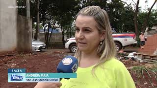 Santa Cruz do Rio Pardo: Chuva torrencial alaga casas e ruas