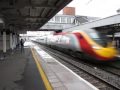 Virgin Pendolinos and Voyagers at Nuneaton 29 July 2009