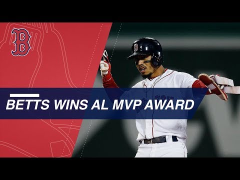 Video: Mookie Betts is named the 2018 American League MVP