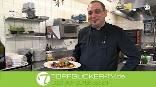 Caponata | sizilianisches Gemüse | Aubergine, Paprika, Zucchini