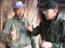 Prof. Akio Ujihara, buckwheat commander, gives lecture to Kokang counterpart of buckwheat project, Mr. Sai Aung Myint at Heho village near Siao, Laukai. A local farmer tried to distill buckwheat alcohol so called 