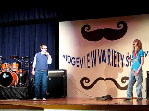 teacher student - This is me getting owned for a second time by my teacher in a rap battle at our school's Variety Show.