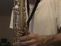 Dave Guardala traditional model. Borgani Pearl Gold model tenor sax.