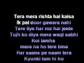 Tum hi ho karaoke with lyrics