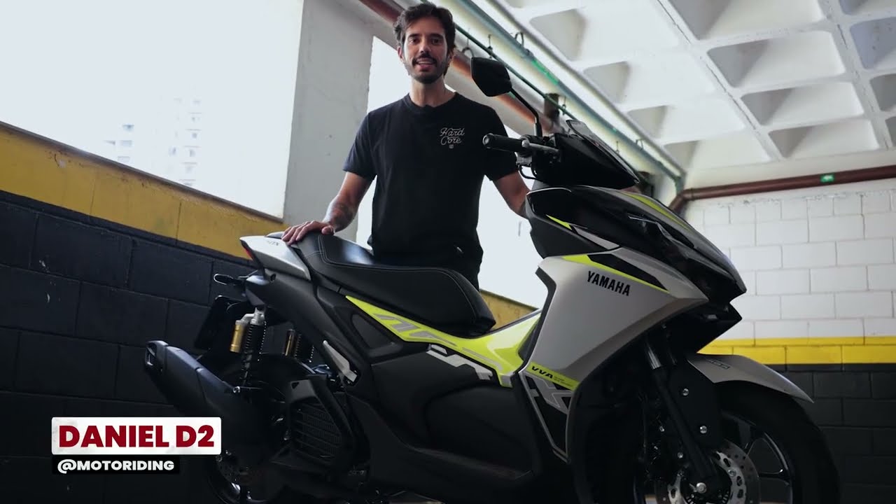 A AEROX ABS CONNECTED VALE A PENA? | Todos os detalhes da scooter da Yamaha