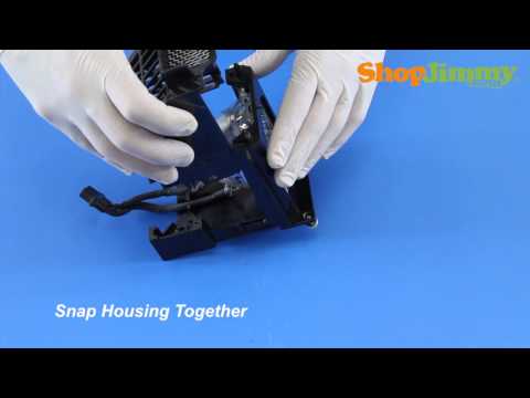 Mitsubishi 915B403001 DLP TV Lamp Bulb Replacement – Easy TV Repair How to Install Bulb In Housing