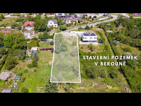 Video Stavební pozemek 1 258 m² v Berouně – Závodí