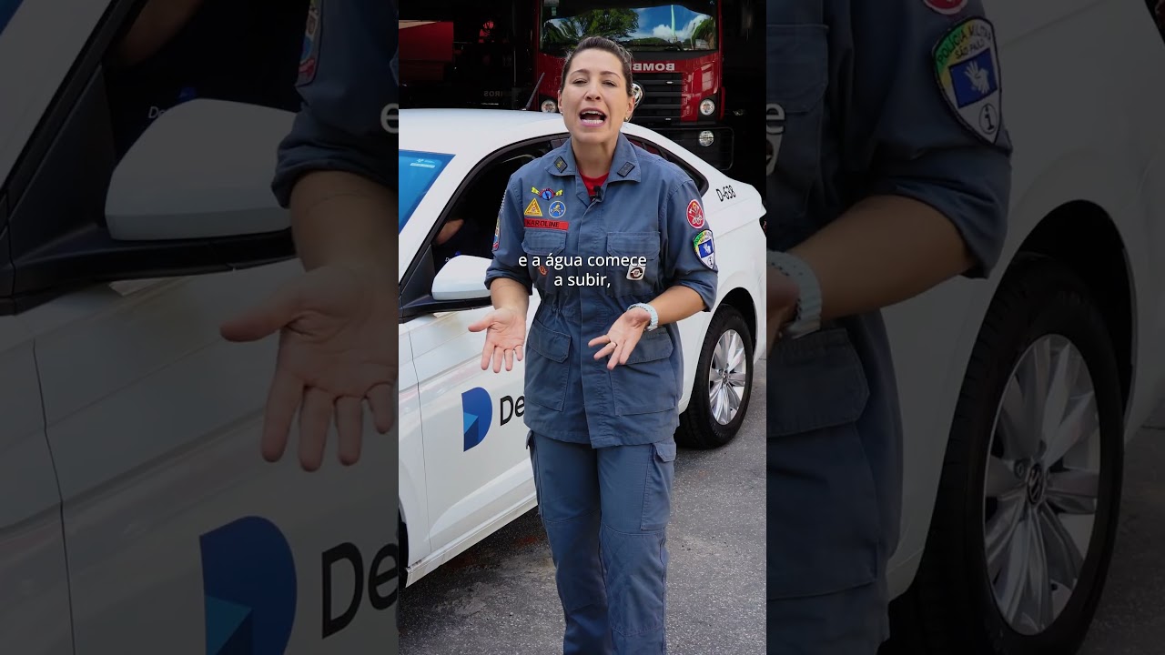 Você sabe como agir em uma enchente? Veja as orientações do Detran-SP e do Corpo de Bombeiros