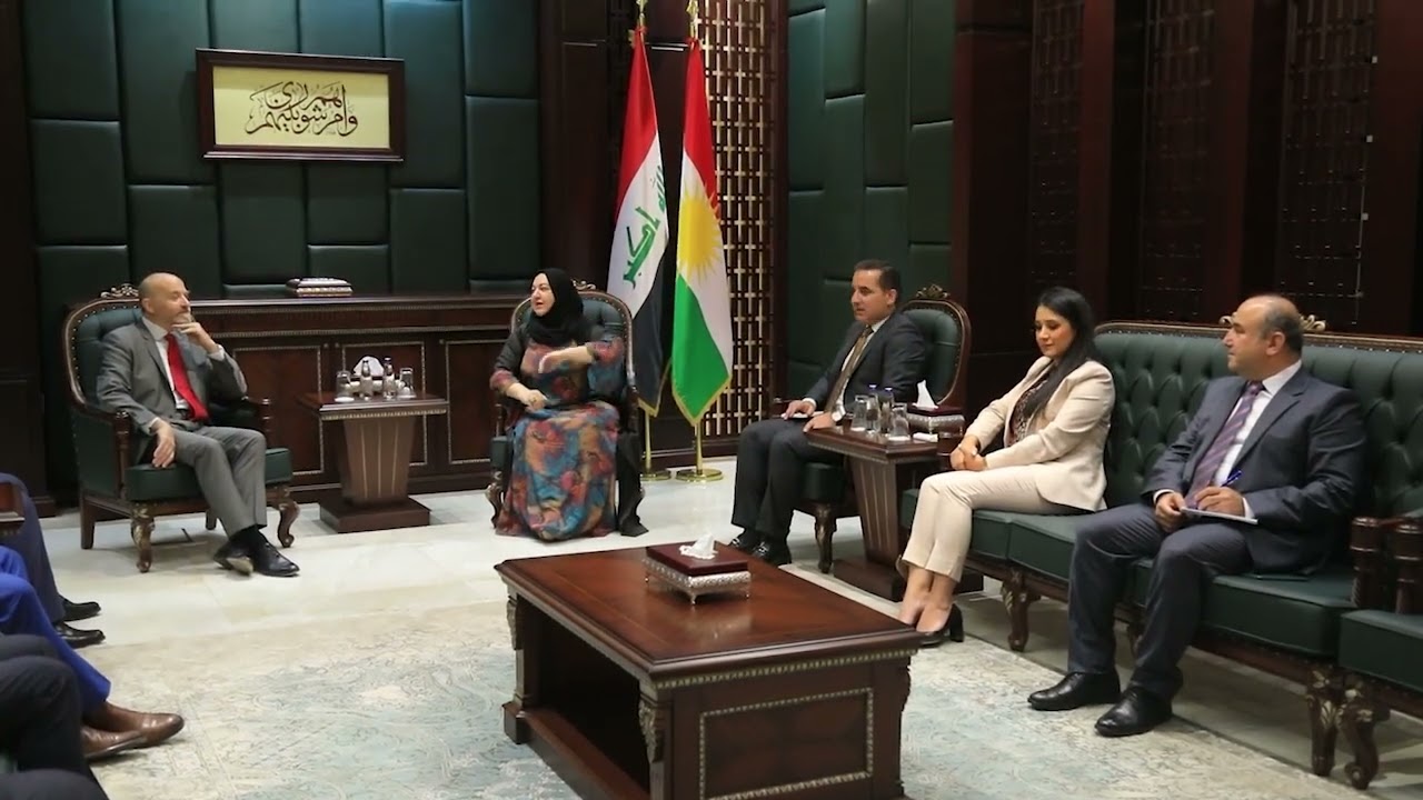 د. ڕێواز فائق پێشوازیی له باڵیۆزی دانیمارك له عێراق كرد