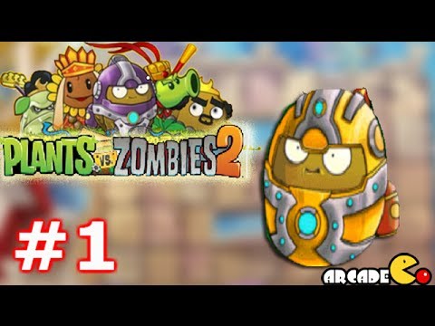 Plants vs Zombies 2: Journey To The West - Walkthrough Part 1 ( Unlocked Potato Hero)