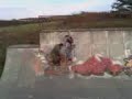2 ouf sur un half pipe